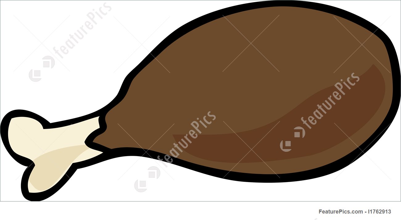1300x713 Illustration Of Chicken Drumstick