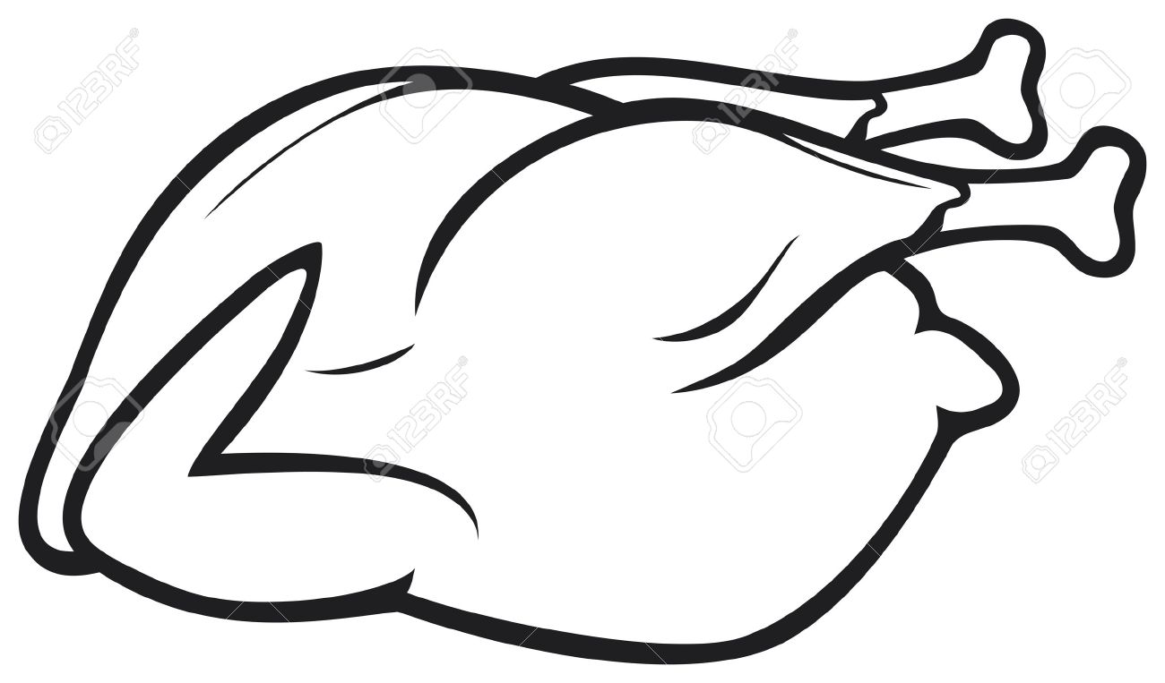 1300x763 Roast Chicken Clipart