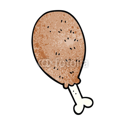 400x400 Cartoon Doodle Cooked Chicken Leg Buy Photos Ap Images