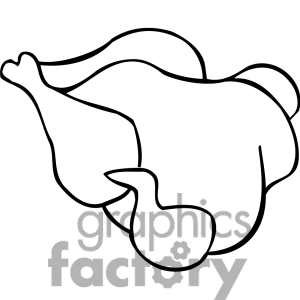 300x300 Chicken Outline