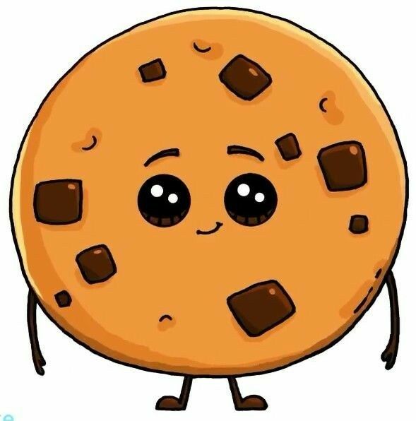 589x596 Cookie Fofo Da Vontade Fe Apertar Drawings Kawaii Drawings