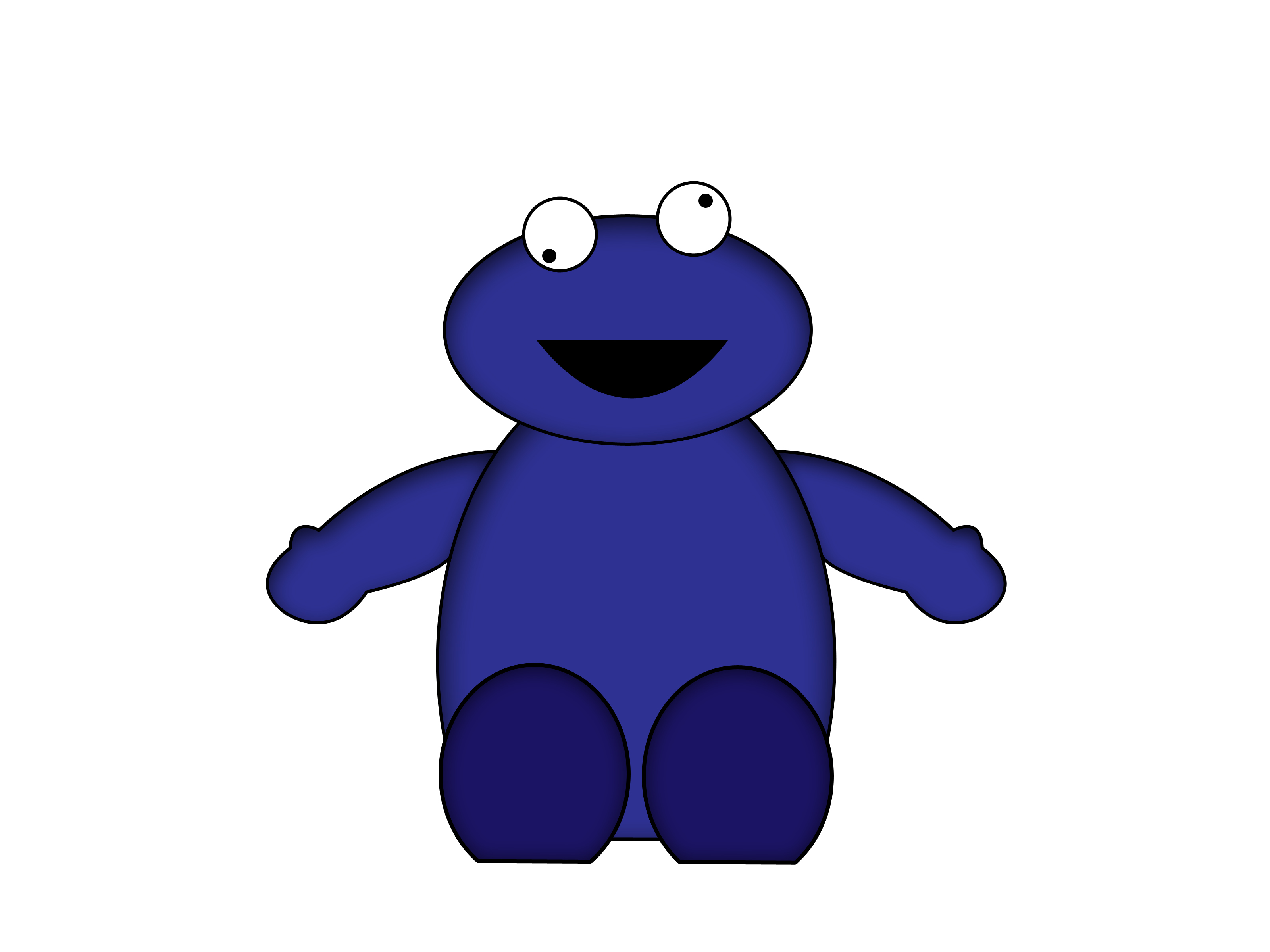 3200x2400 How To Draw The Cookie Monster Steps