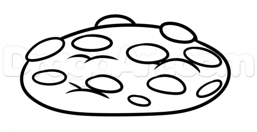 520x268 Learn Easy Cookie Drawing Lesson, Food, Pop Culture, Free Step