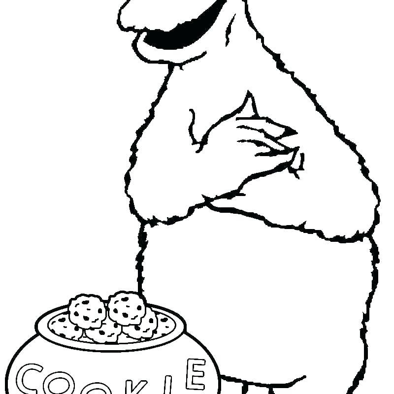 800x800 Cookie Monster Coloring