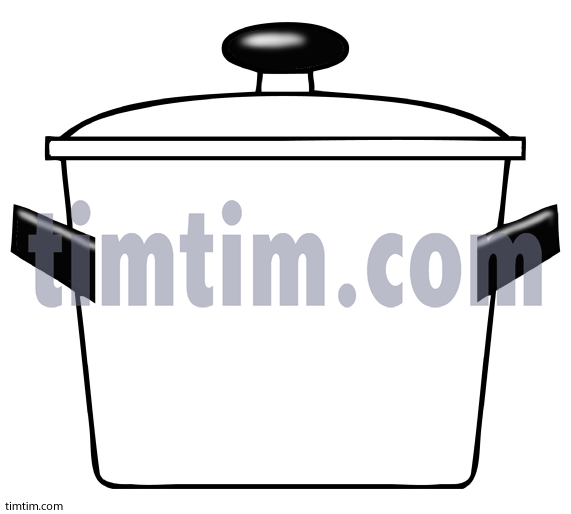 571x514 Free Drawing Of A Pot Blank Bw From The Category Cooking Food
