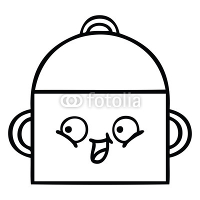 400x400 line drawing cartoon cooking pot buy photos ap images detailview