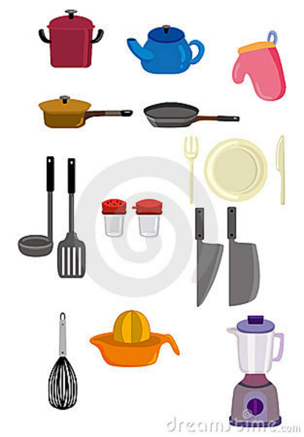 626x900 Cooking Utensils Drawing