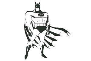 300x200 How To Draw Batman Easy
