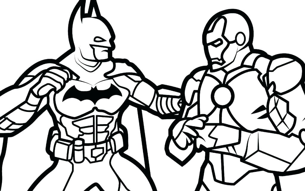 1024x640 Batman Drawing Coloring Pages