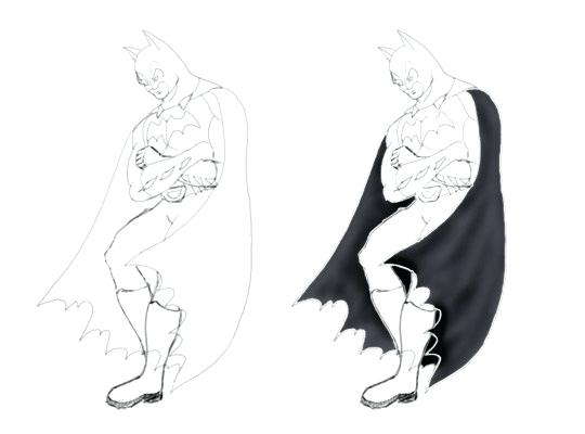 540x400 How To Draw Batman Symbol