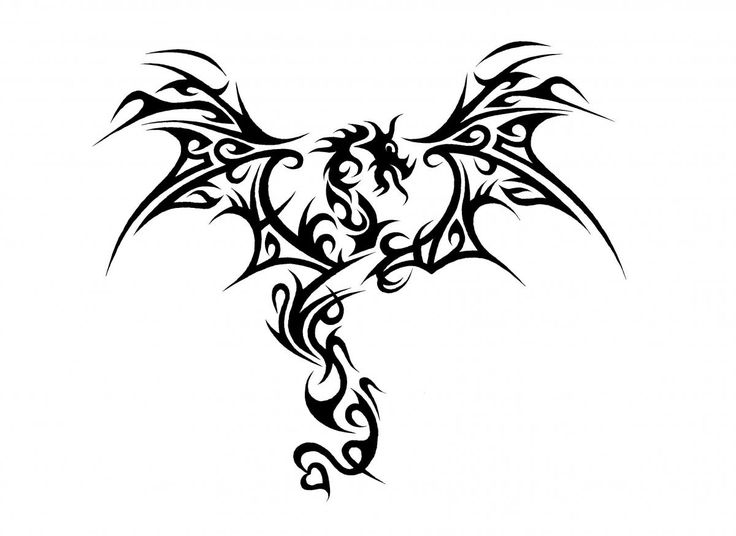736x536 Dragon Drawings Black And White Clip Art