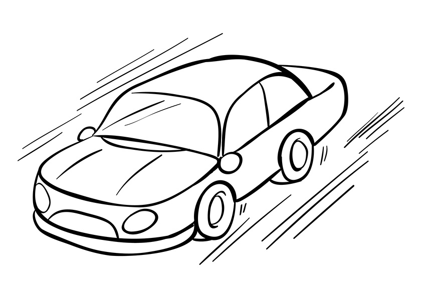 842x595 Free Printable Car Coloring Pages For Kids