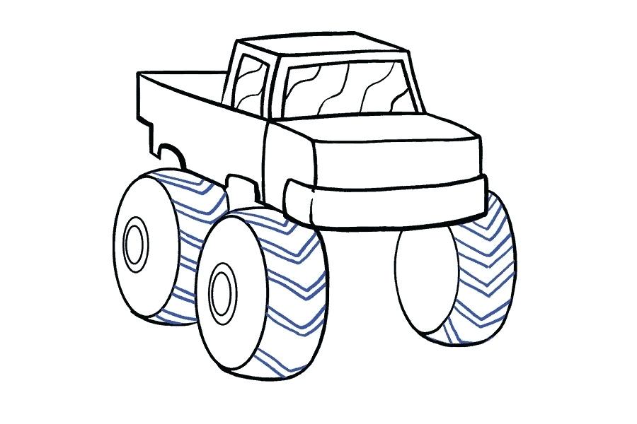 900x600 Truck Drawing Truck Drawing Top View