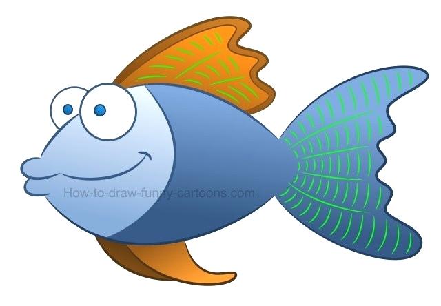 640x444 Fish Drawings