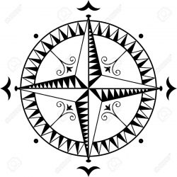 250x250 Compass Rose Drawing Free Cool Line Autocad Images And Easy