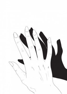 280x392 Hand Shadow Relojes In Hand Shadows, Art, Drawings