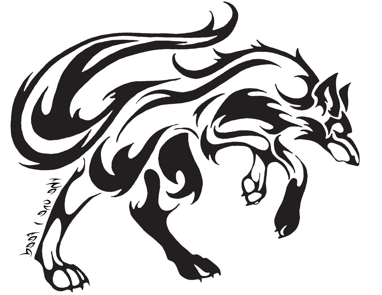 1280x989 Cool Tribal Fox Designs To Draw Free Download Clip Art