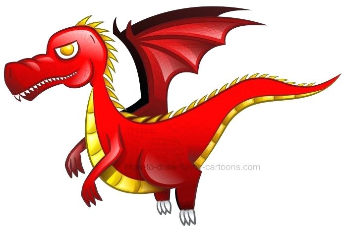 700x482 How To Draw A Cute Dragon How To Draw Cool Angry Mean Cartoon