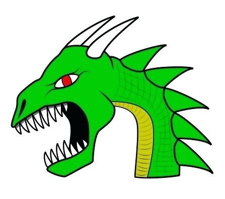 447x396 How To Draw A Cool Dragon Easy