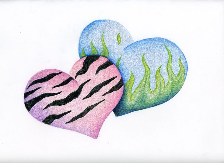 736x534 Cool Heart Drawings