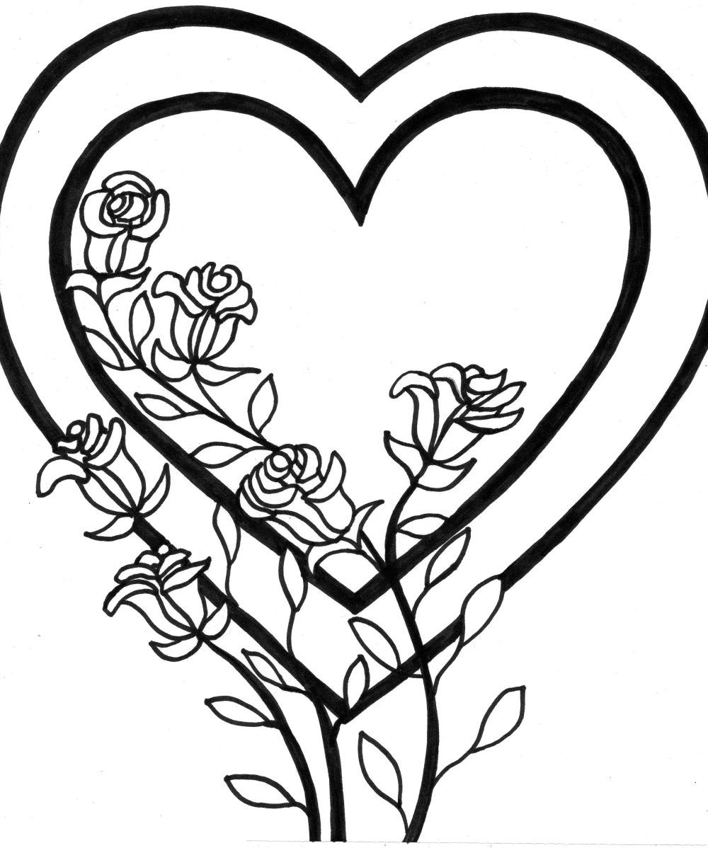 1000x1198 I Heart Coloring Art Ideas And Designs