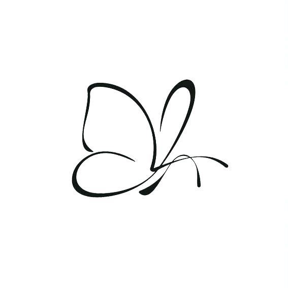 567x567 Simple Butterfly Drawing Free Butterfly Outline Download Free Clip