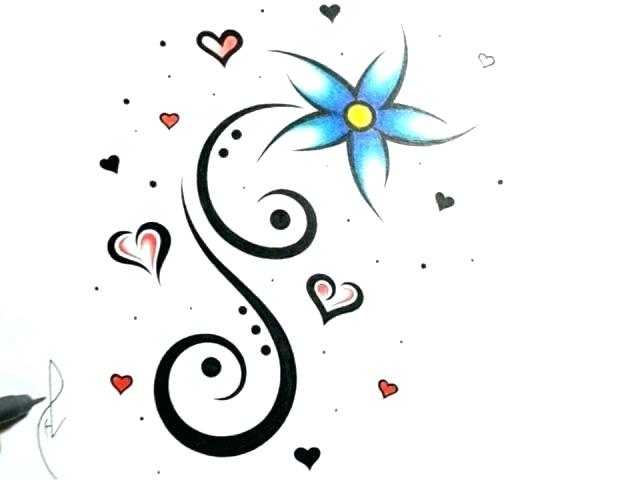 640x480 Flower Designs To Draw Decoration Cool Flower Drawings Drawing