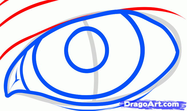 654x391 Step How To Draw A Cool Eye, Cool Eyes