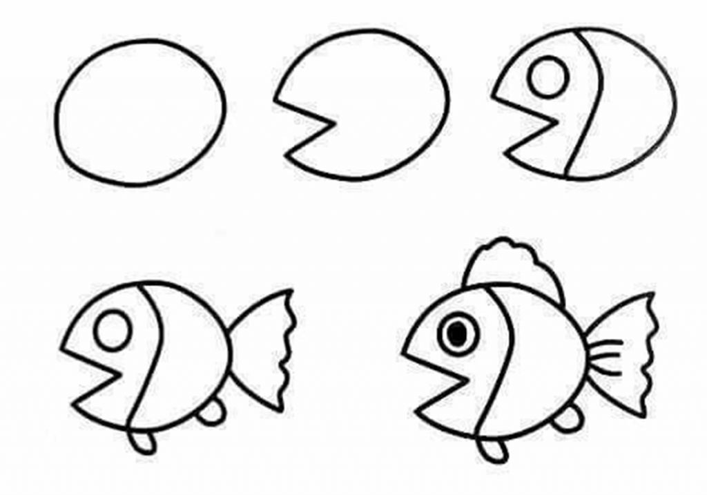 1024x717 The Truth About Simple Drawing Of A Fish Cool How To Draw Easy