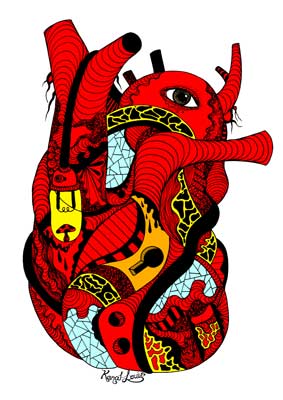 283x400 Cool Heart Drawings