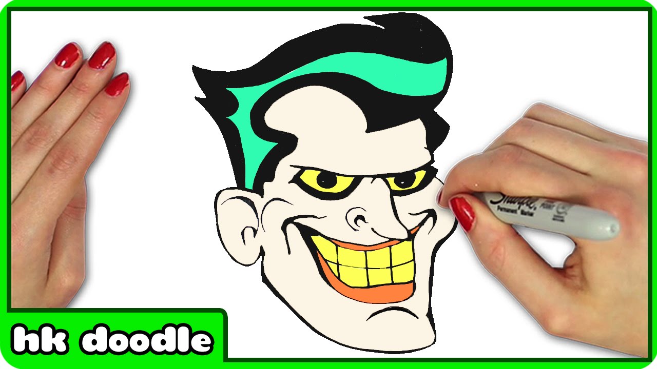 1280x720 How To Draw The Joker From Batman Dc Comics