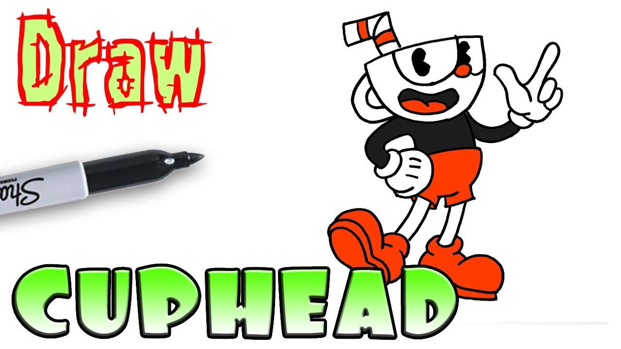 1280x720 How To Draw Cuphead