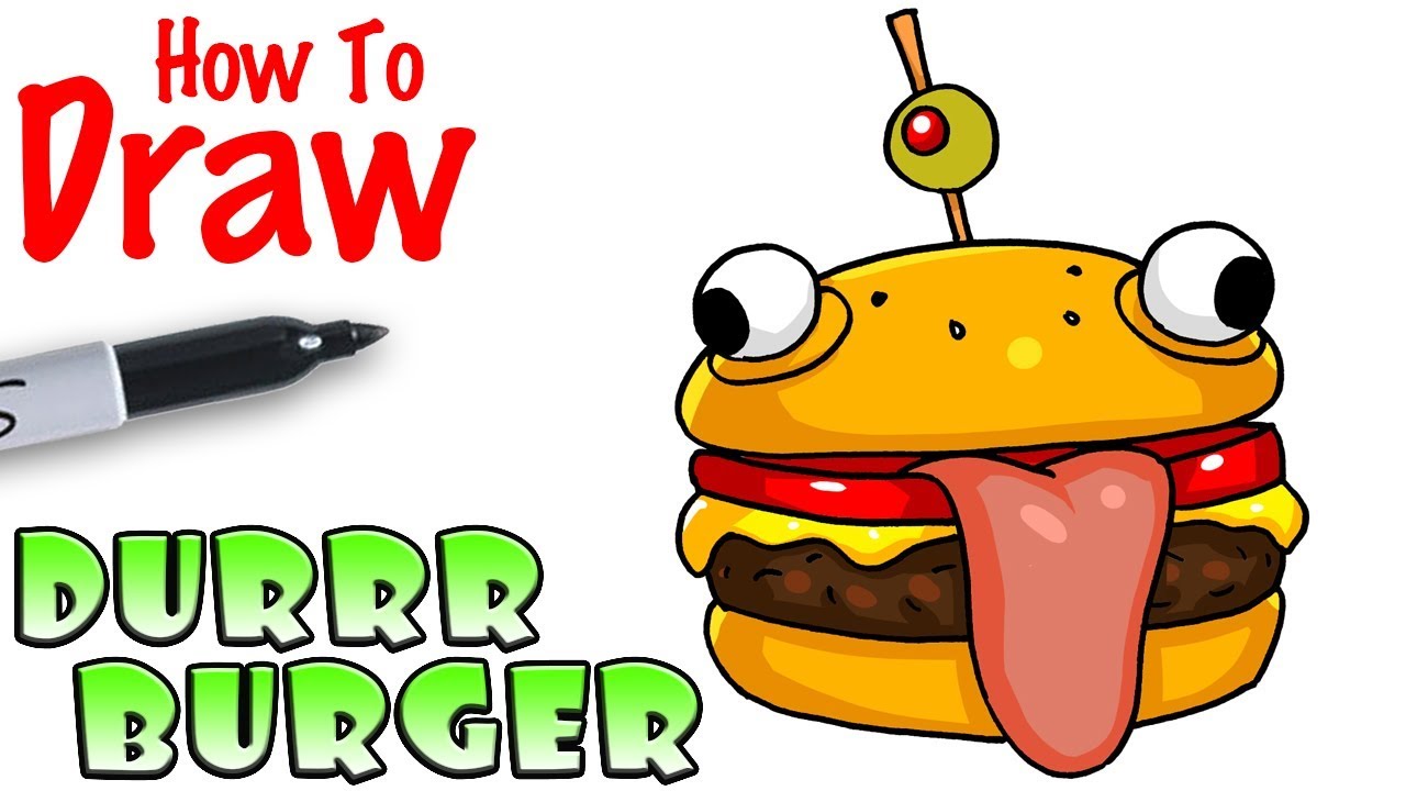 1280x720 How To Draw The Durrr Burger Fortnite