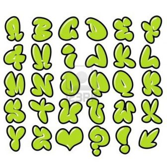 336x336 How To Draw Fat Bubble Letters Learn Cool Drawings