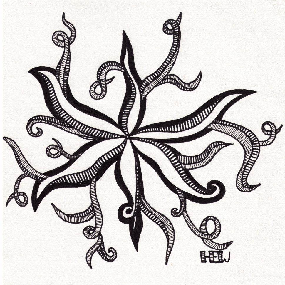 970x970 Cool Flower Drawings This Cool Flower Drawing Is Made Up Of Line