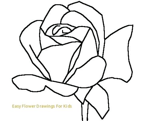 472x399 Flower Drawing For Kids Easy Flower Drawings For Kids Fun And Cool