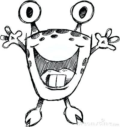 400x423 Huge Collection Of 'cool Monster Drawing' Download More Than