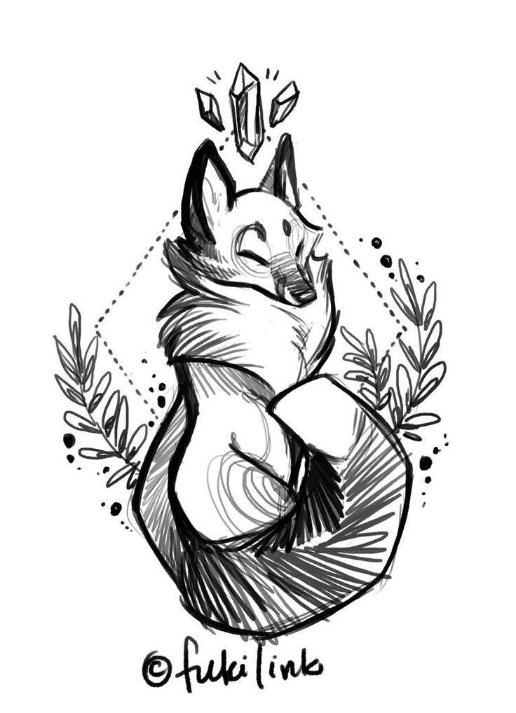 736x1018 Image Result For Mexican Fox Tattoo Artwork In Ideias De