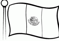 200x140 Mexican Flag Coloring