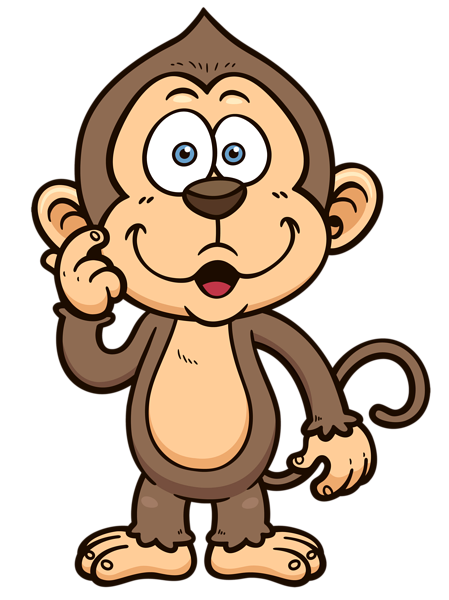 449x600 Drawing Clipart Monkey