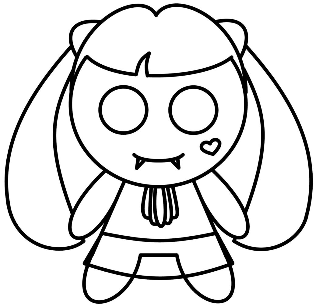 1038x1007 Drawings Monster High Anime Cute Easy Cookie Cool Manga Coloring