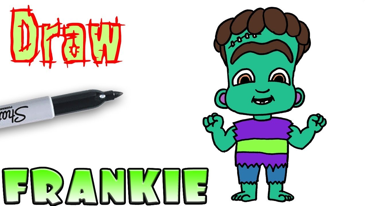 1280x720 how to draw frankie frankenstein super monsters