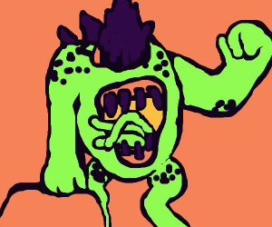 300x250 A Cool Monster Working Out