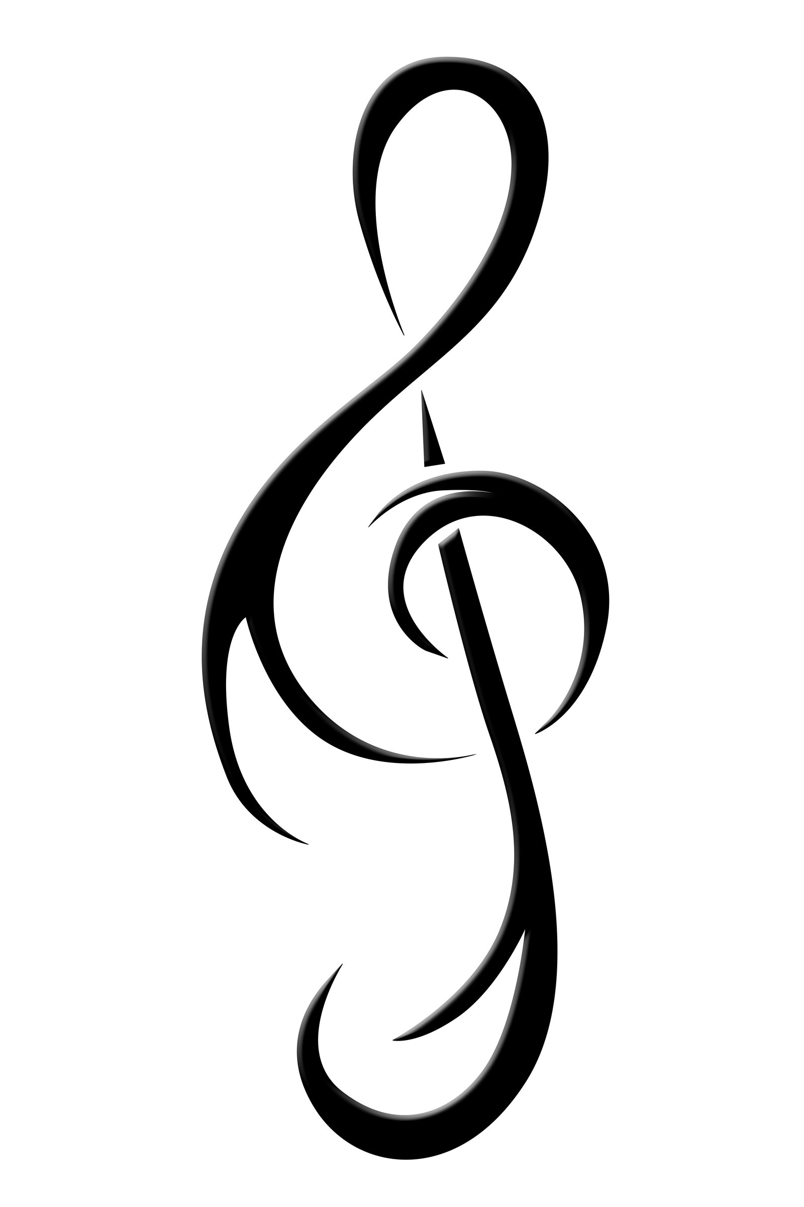 1600x2400 Treble Clef Cool Transparent Png Clipart Free Download