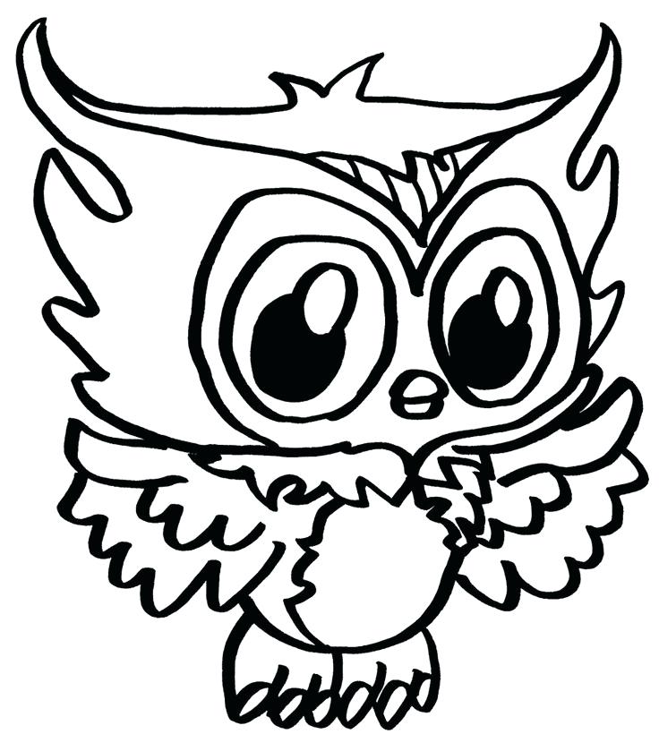 736x820 Easy Owl Drawings Running