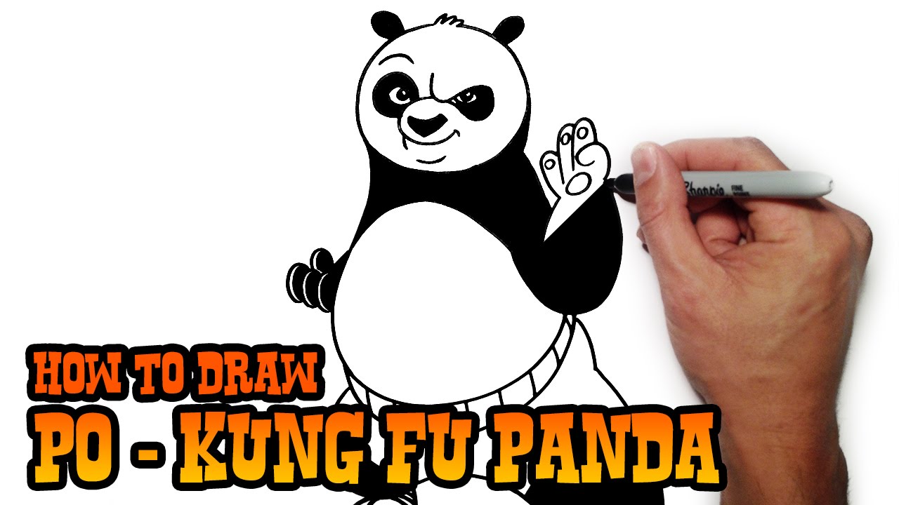 1280x720 How To Draw Po Kung Fu Panda Step