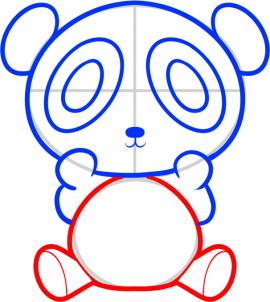 270x302 How To Draw How To Draw A Panda For Kids