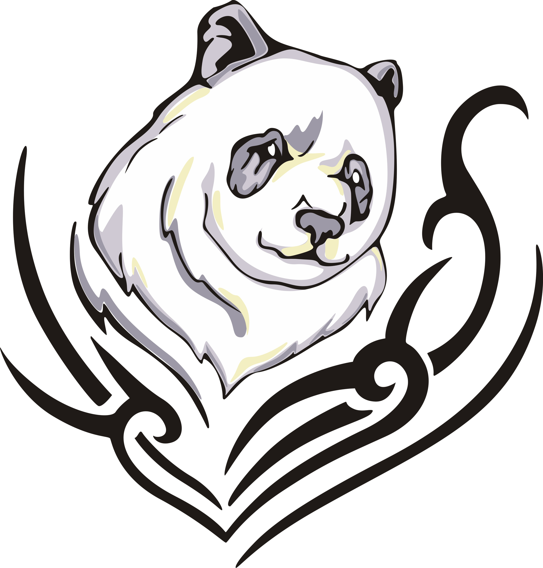 2186x2286 Panda Bear Tattoo Tattoo Ideas