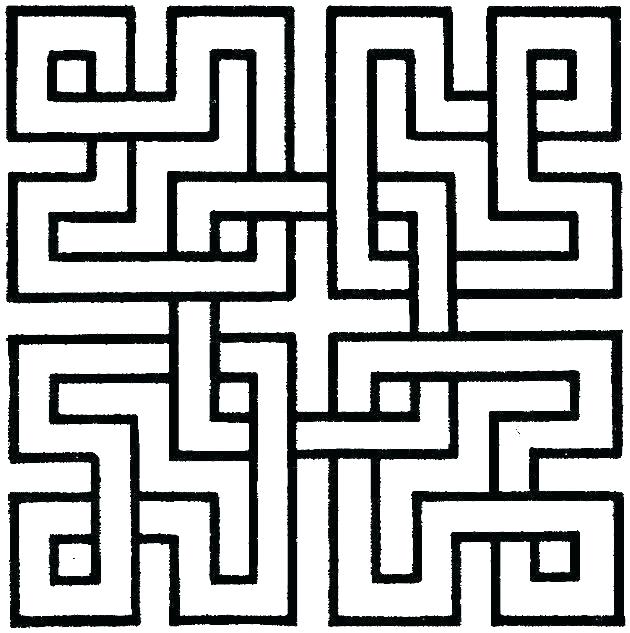 630x633 Cool Pattern Coloring Pages Geometric Coloring Pages Free Coloring