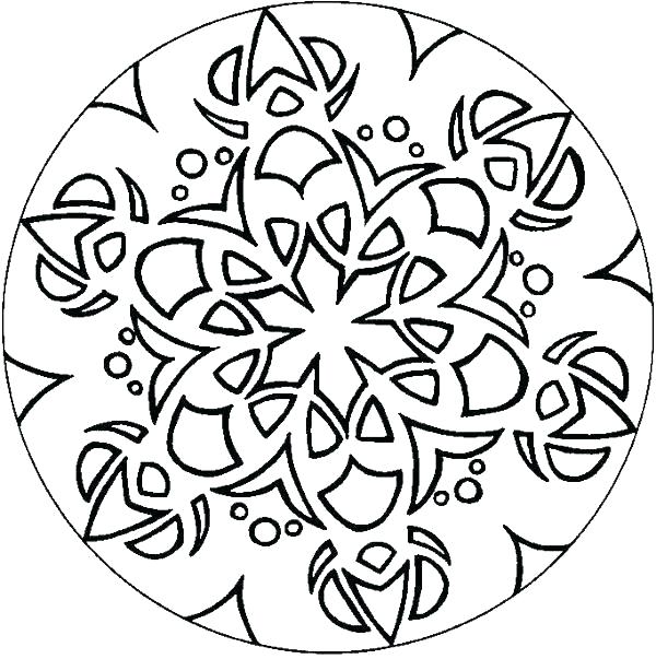 600x603 Coloring Pages With Patterns